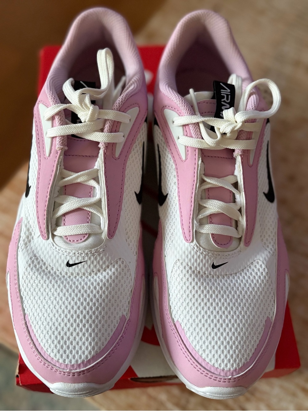 Nike Pink, White & Black Low-Top Trainers